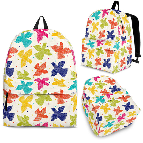 Pigeon Pattern Print Design 01 Backpack