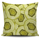Sliced Kiwi Pattern Pillow Cover
