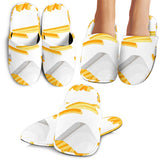 French Fries White Paper Box Pattern Slippers