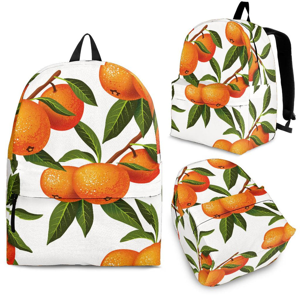 Oranges Pattern Background Backpack