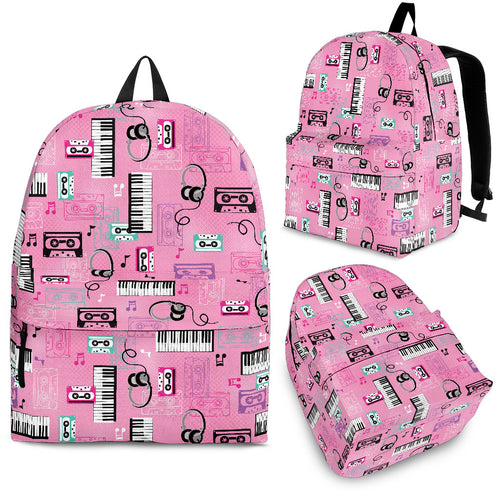 Piano Pattern Print Design 01 Backpack