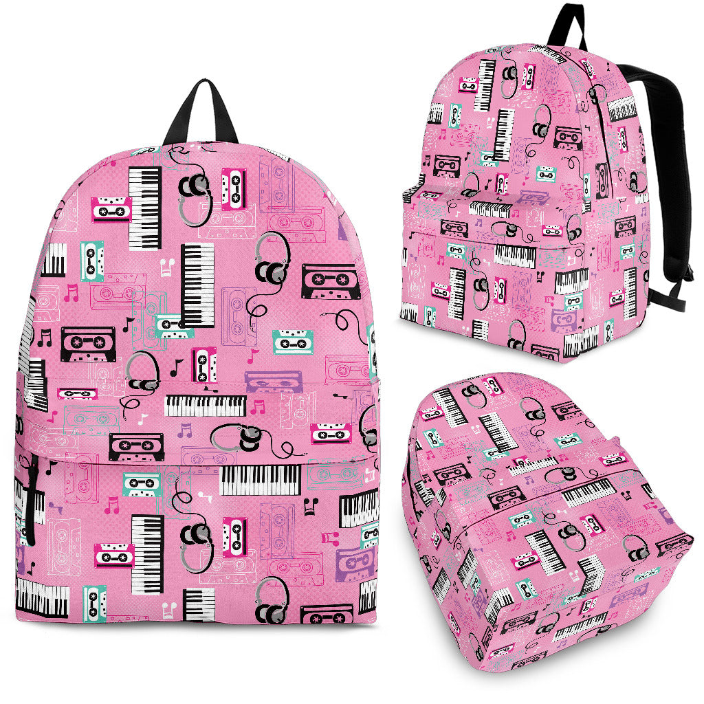 Piano Pattern Print Design 01 Backpack