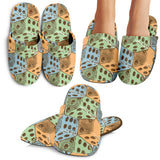 Dice Pattern Print Design 05 Slippers