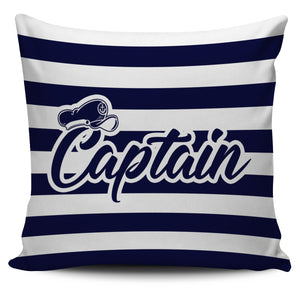 Pillow Cover - Captain&First Mate Stripe Anchor Ccnc006 Bt0173