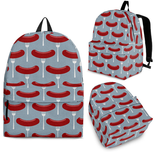 Sausage Pattern Print Design 02 Backpack