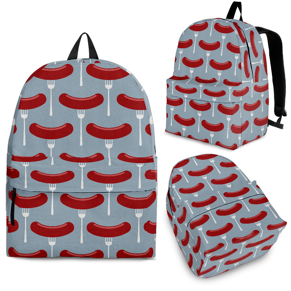 Sausage Pattern Print Design 02 Backpack
