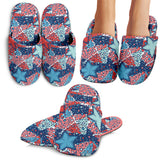 Hand Drawn Colorful Starfish Slippers