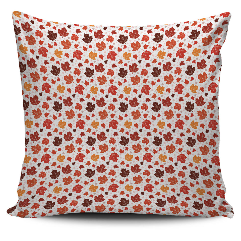 Colorful Maple Leaf Pattern Pillow Cover