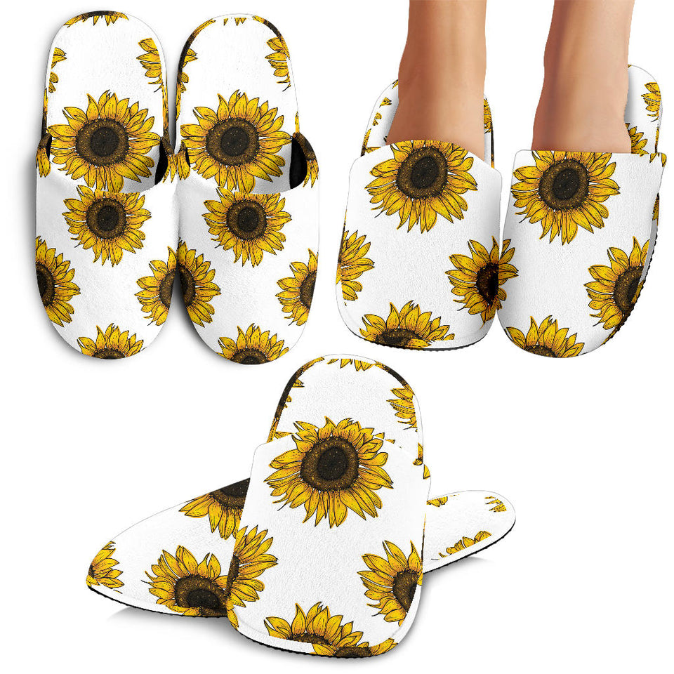 Sunflowers Design Pattern Slippers