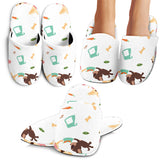 Cute Chihuahua Puppie Pattern Slippers