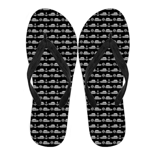 Women Flip Flops-Pontoon Anchor Rudder Ccnc006 Ccnc012 Pb0085