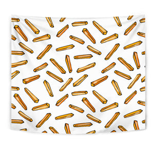 French Fries Potato Pattern Wall Tapestry