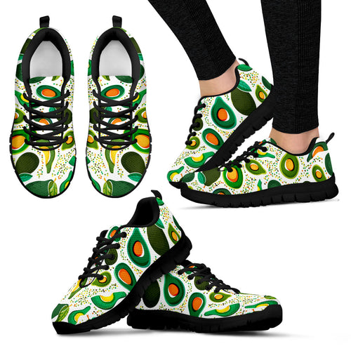 Avocado Design Pattern Women'S Sneaker Shoes