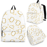 Bread Toast Pattern Print Design 01 Backpack