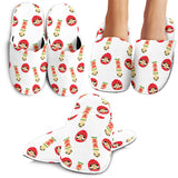 Daruma Japanese Wooden Doll Slippers