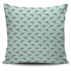 Kangaroo Pattern Background Pillow Cover