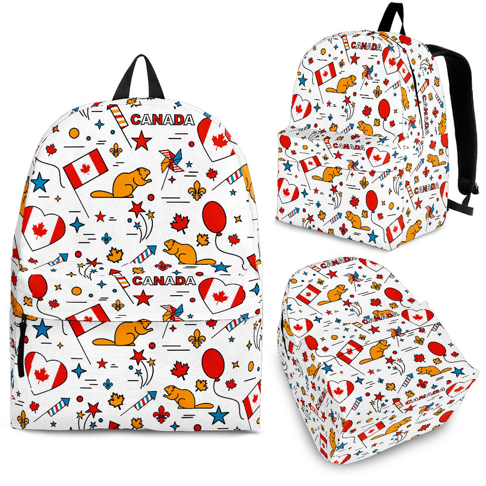 Canada Pattern Print Design 03 Backpack