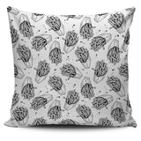 Hand Drawn French Fries Pattern Pillow Cover