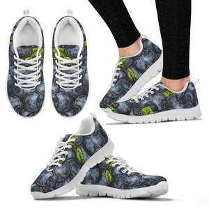 Blueberry Pattern Women'S Sneaker Shoes