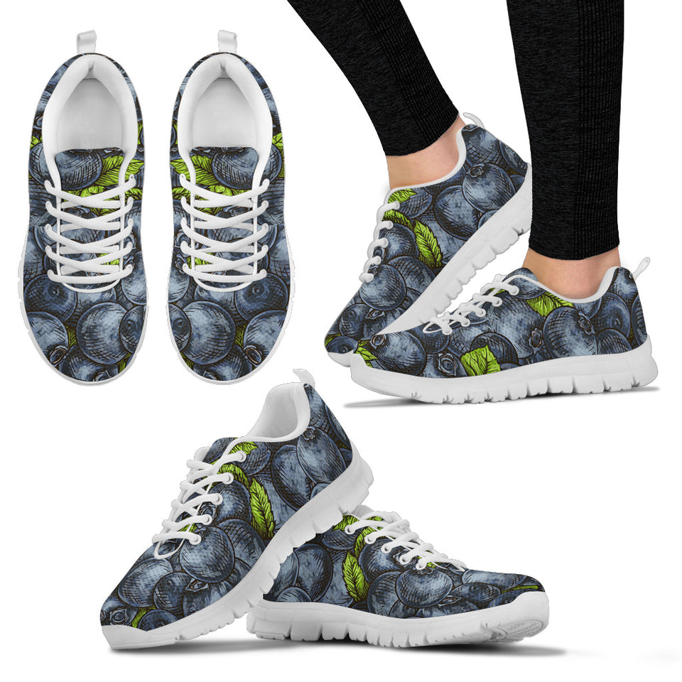 Blueberry Pattern Women'S Sneaker Shoes