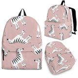 Cute Zebra Pattern Backpack