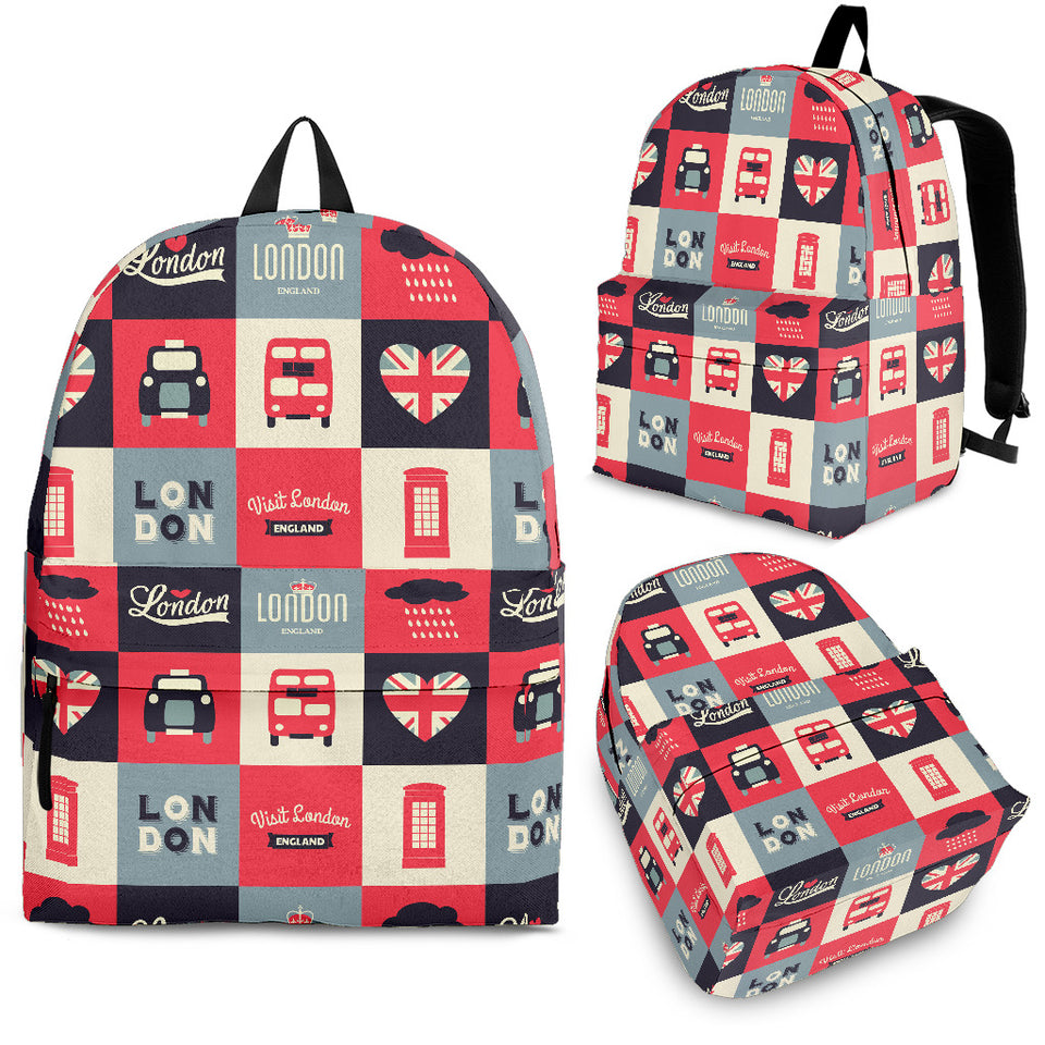 British Pattern Print Design 05 Backpack