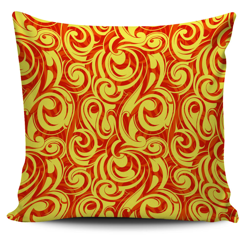 Fire Flame Design Pattern Pillow Cover