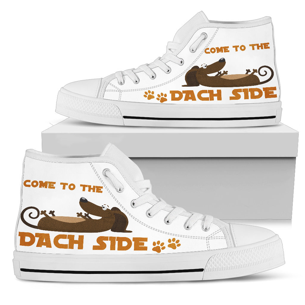 Dachshund Come To The Dach Side Men'S High Top