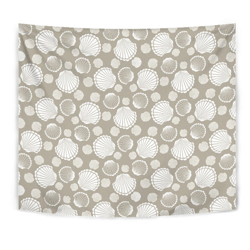 Scallop Shell Pattern Wall Tapestry