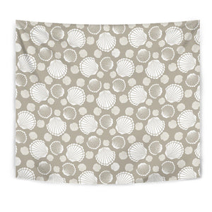 Scallop Shell Pattern Wall Tapestry