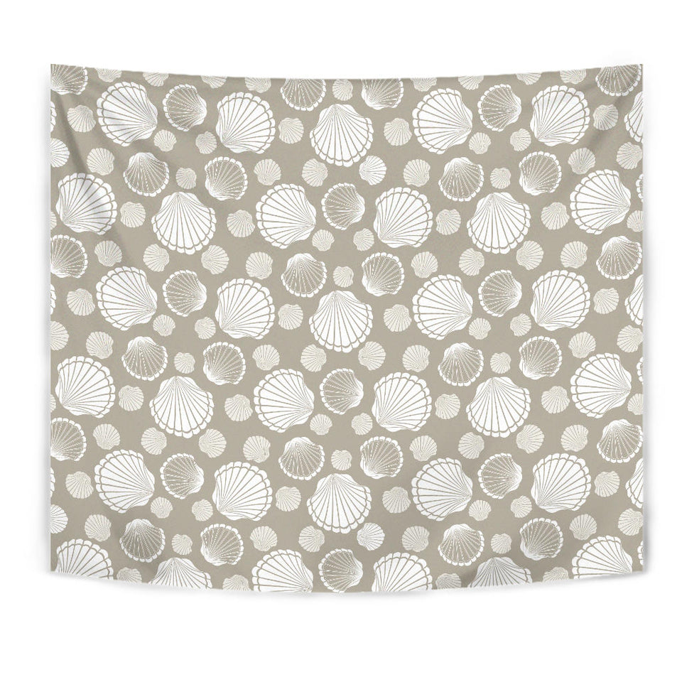 Scallop Shell Pattern Wall Tapestry