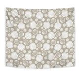 Scallop Shell Pattern Wall Tapestry