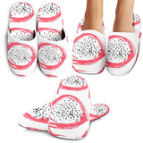 Hand Drawn Dragon Fruit Slippers