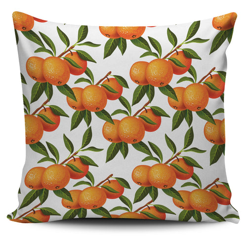 Oranges Pattern Background Pillow Cover
