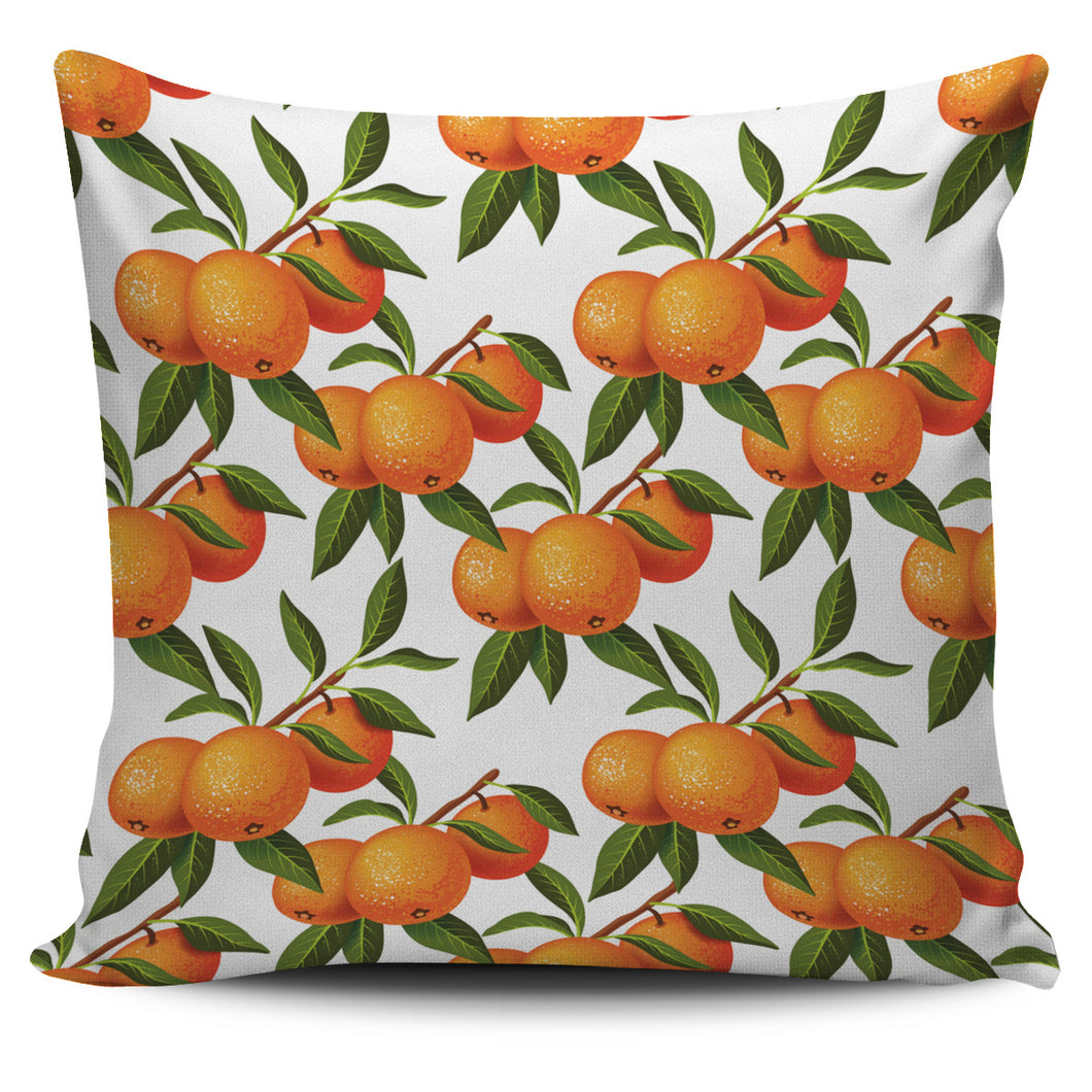Oranges Pattern Background Pillow Cover