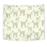 Little Young Goat Pattern Wall Tapestry