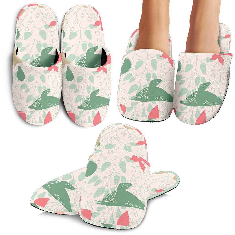 Cute Whale Pattern Slippers