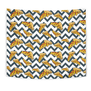 Pizza Design Pattern Wall Tapestry