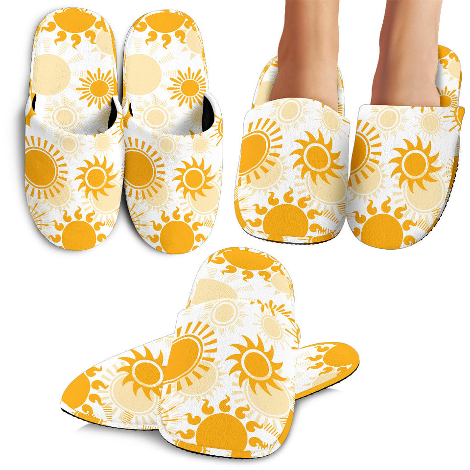 Sun Design Pattern Slippers
