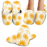 Sun Design Pattern Slippers