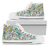 Pug Lover Canvas Canvas Shoes - Women'S High Top