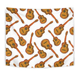 Paint Guitar Pattern Wall Tapestry