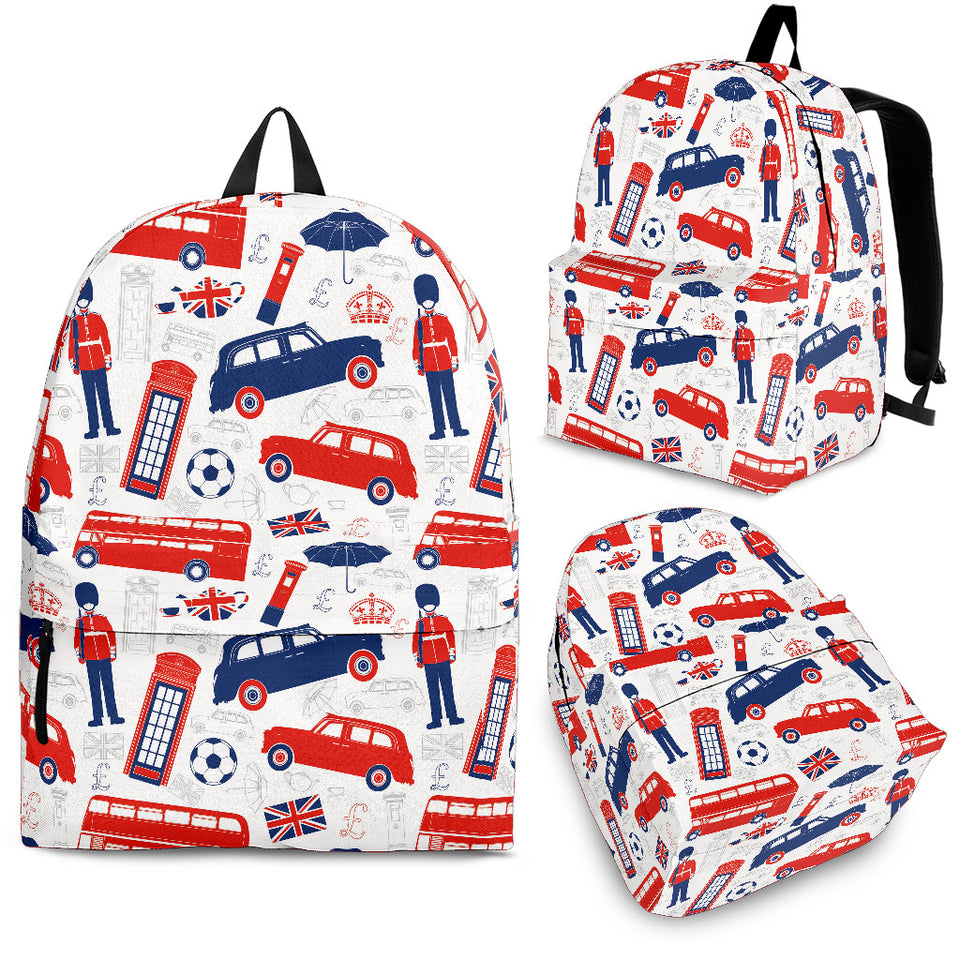 British Pattern Print Design 03 Backpack