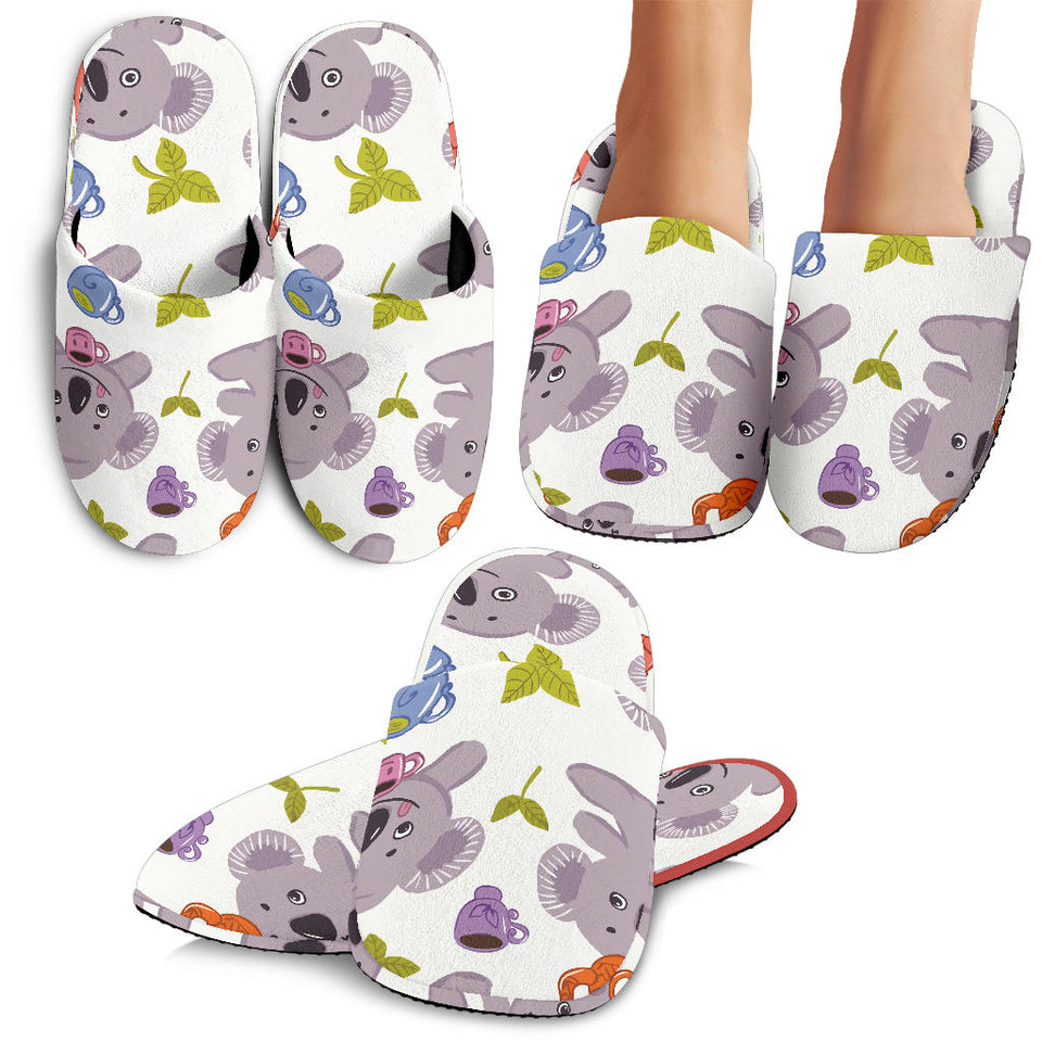 Cute Koalas Teapots Tea Slippers