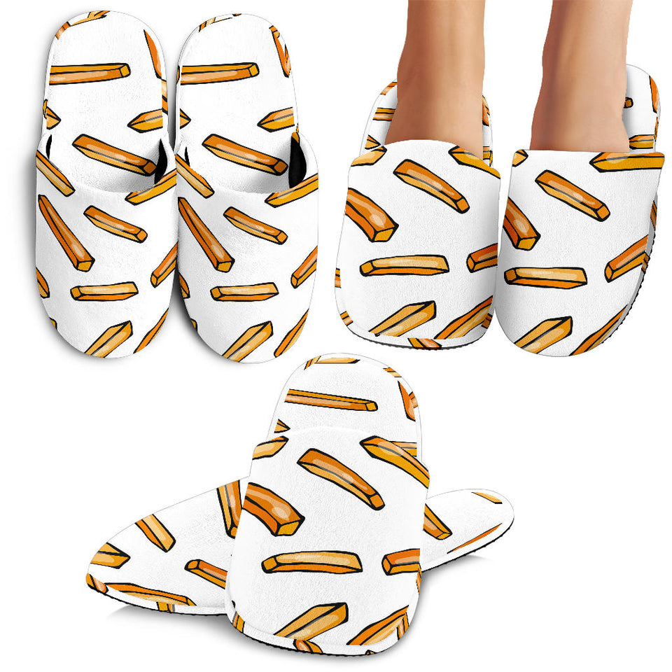 French Fries Potato Pattern Slippers
