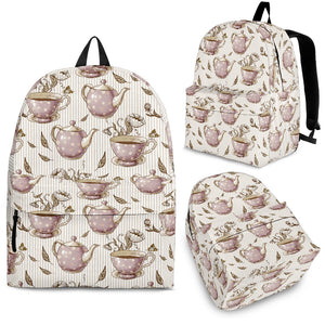 Tea pots Pattern Print Design 03 Backpack