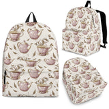 Tea pots Pattern Print Design 03 Backpack