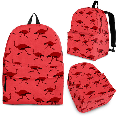 Ostrich Pattern Print Design 03 Backpack