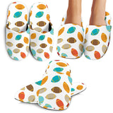 Colorful American Football Ball Pattern Slippers