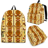 Egypt Hieroglyphics Pattern Print Design 04 Backpack